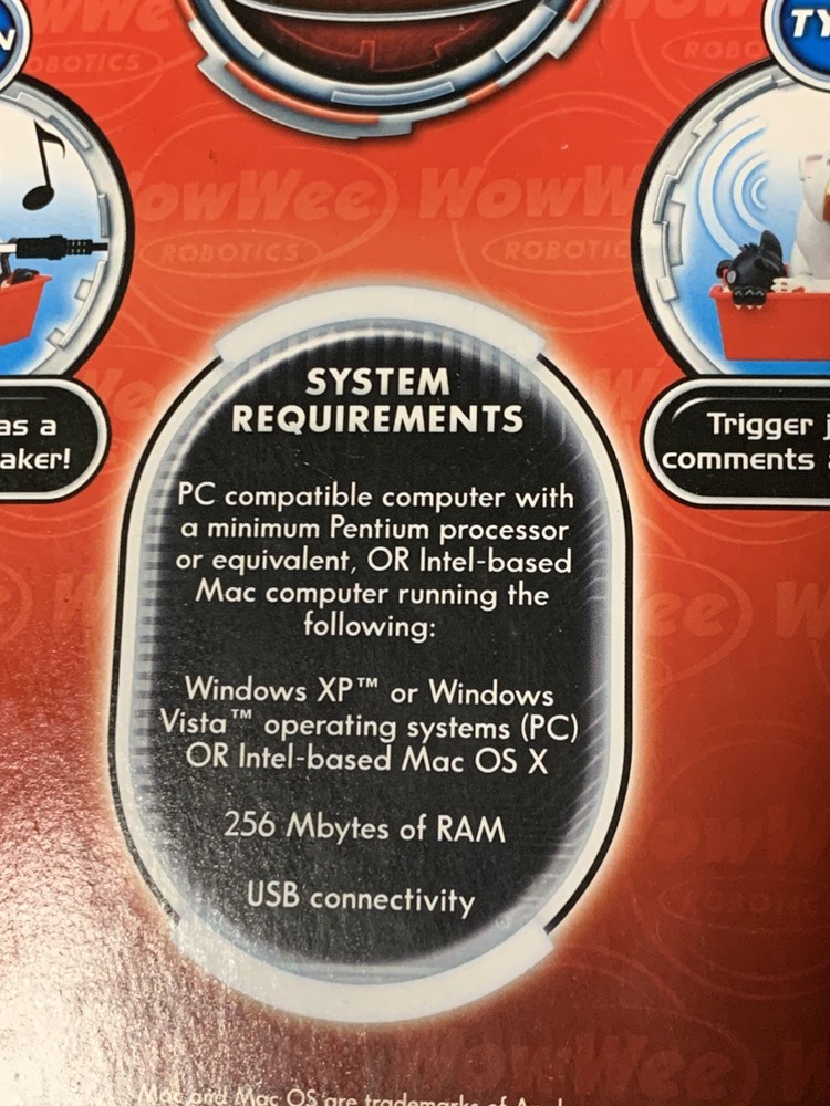 WowWee Robotics 8314 Chatterbot Dog Cat Animated Computer Accessory New