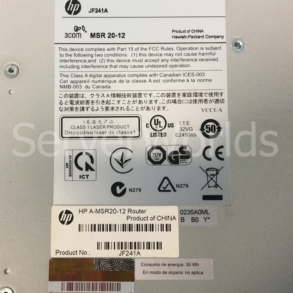 HP JF241A ***NEW*** MSR20-12 Multi Service Router