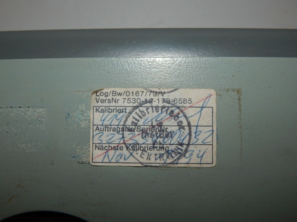 Measuring device precision crank resistance Type II VEB resistance box...