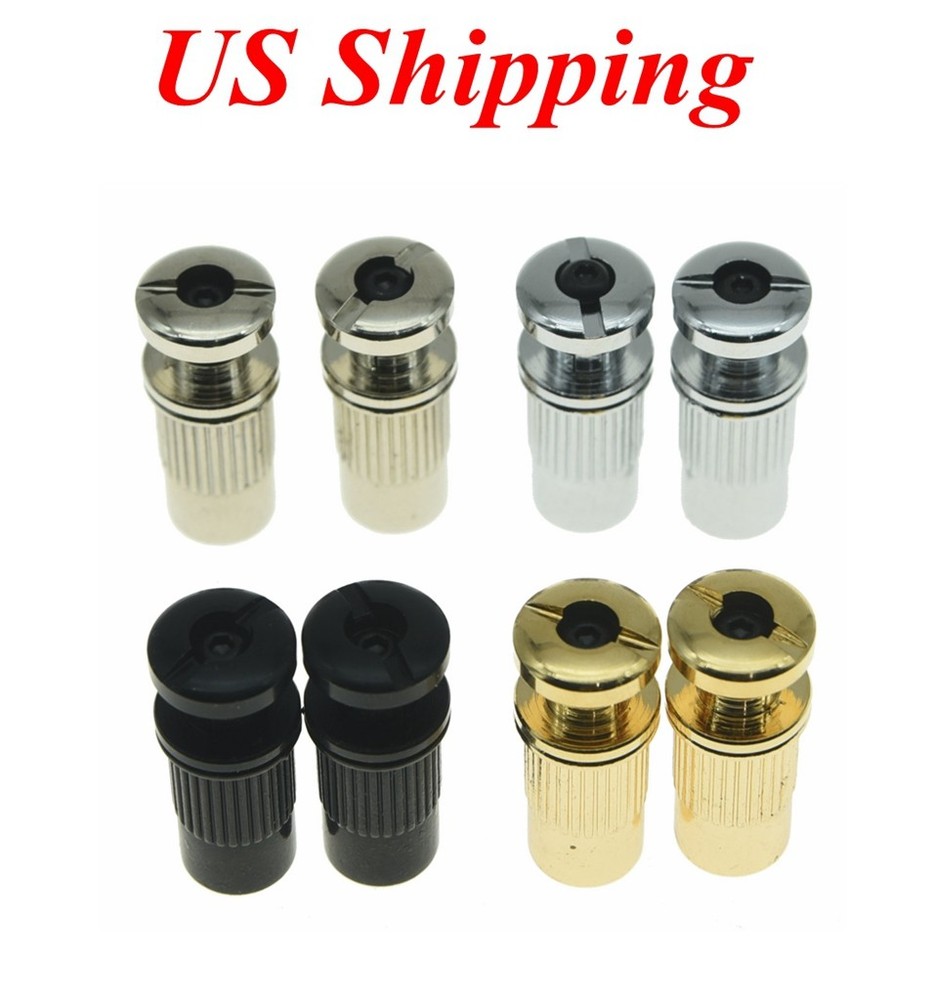 Guitar Bridge Locking Tailpiece Mounting Studs Locking Posts w/ Metric Threads