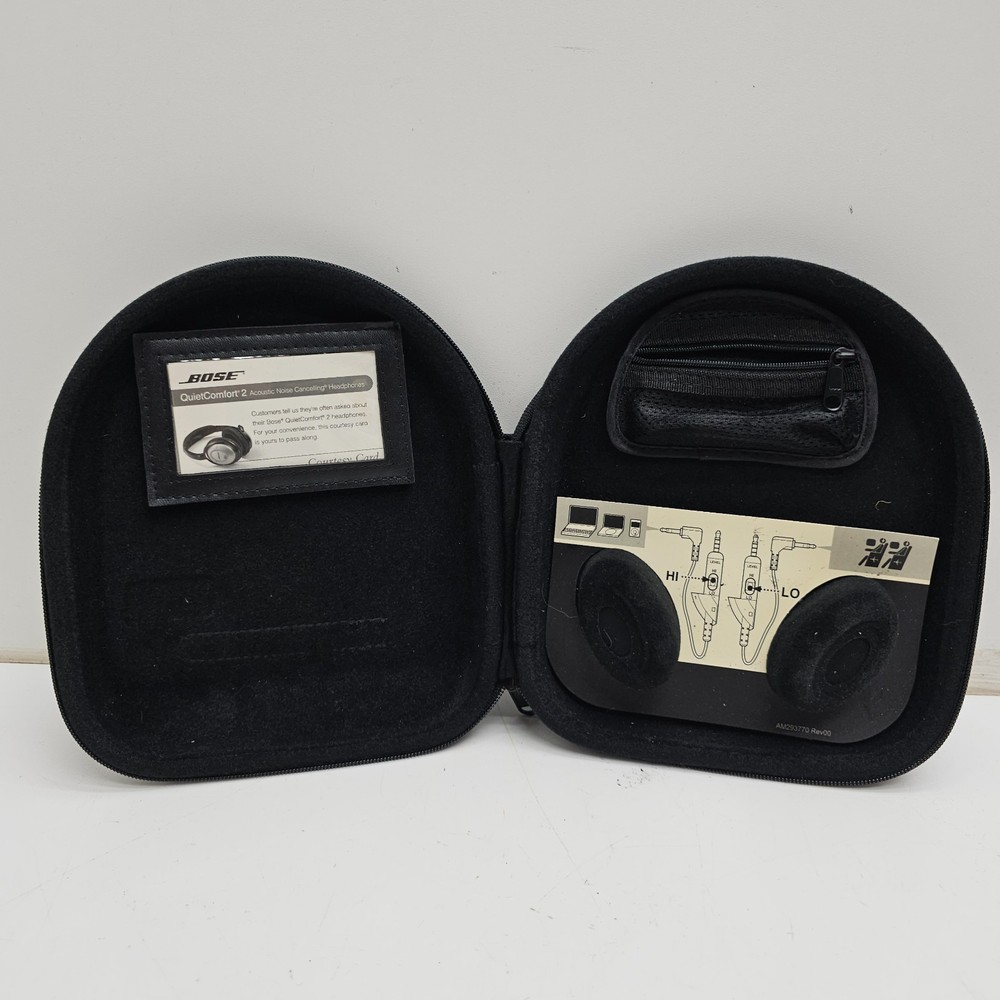 Bose QuietComfort 2 QC2 Case & Cable Accessory Kit for Noise Cancelling Headphon