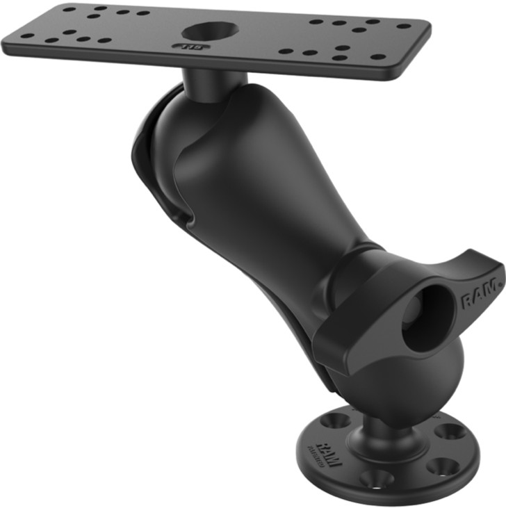 RAM-D-115 RAM Mounts Large D-Size Marine Electronics Mount (SEE SPECS & LIST)