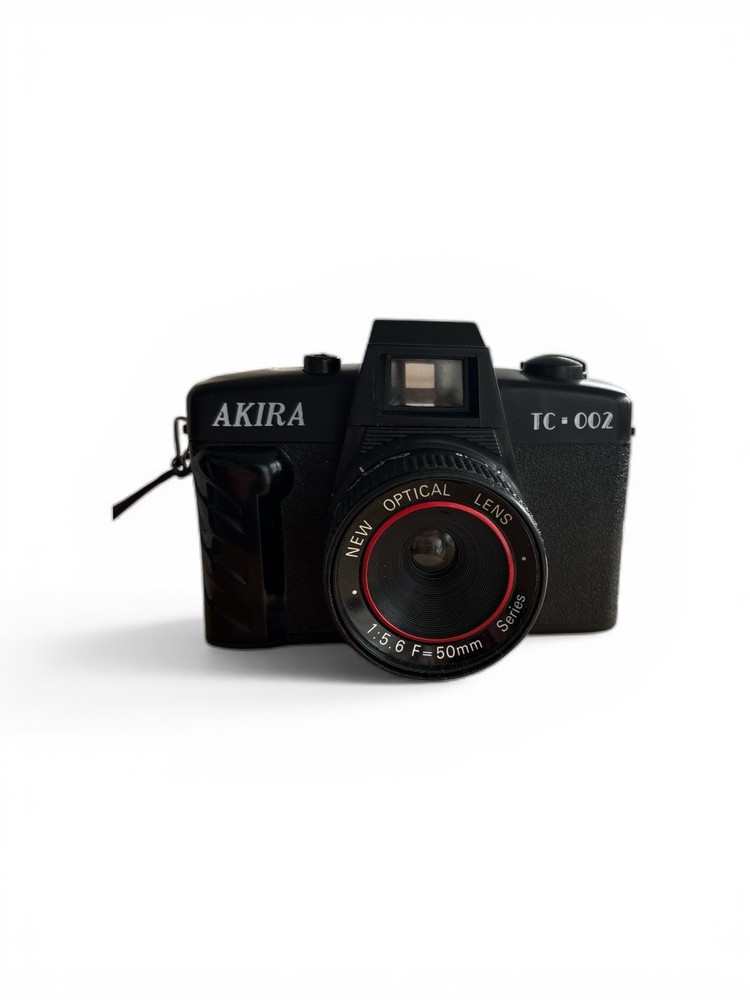 Akira TC-002 35mm Point and Shoot Camera Black Untested E