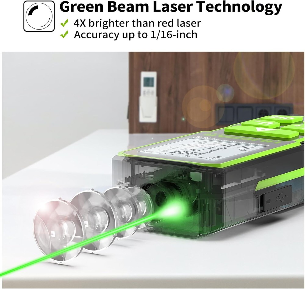Professional green laser measuring instrument, Precision laser rangefinder