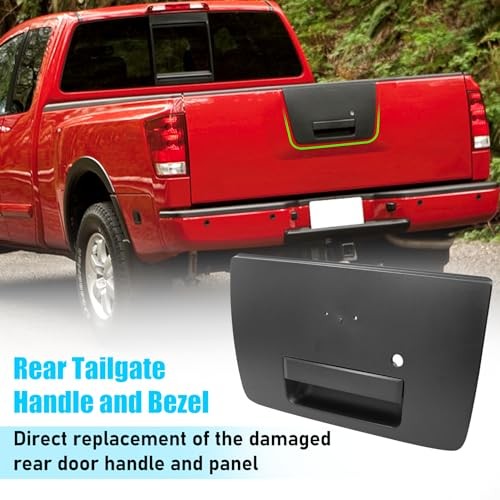 Compatible with Nissan Titan Tailgate Handle 2004-2012, Rear Liftgate Handle