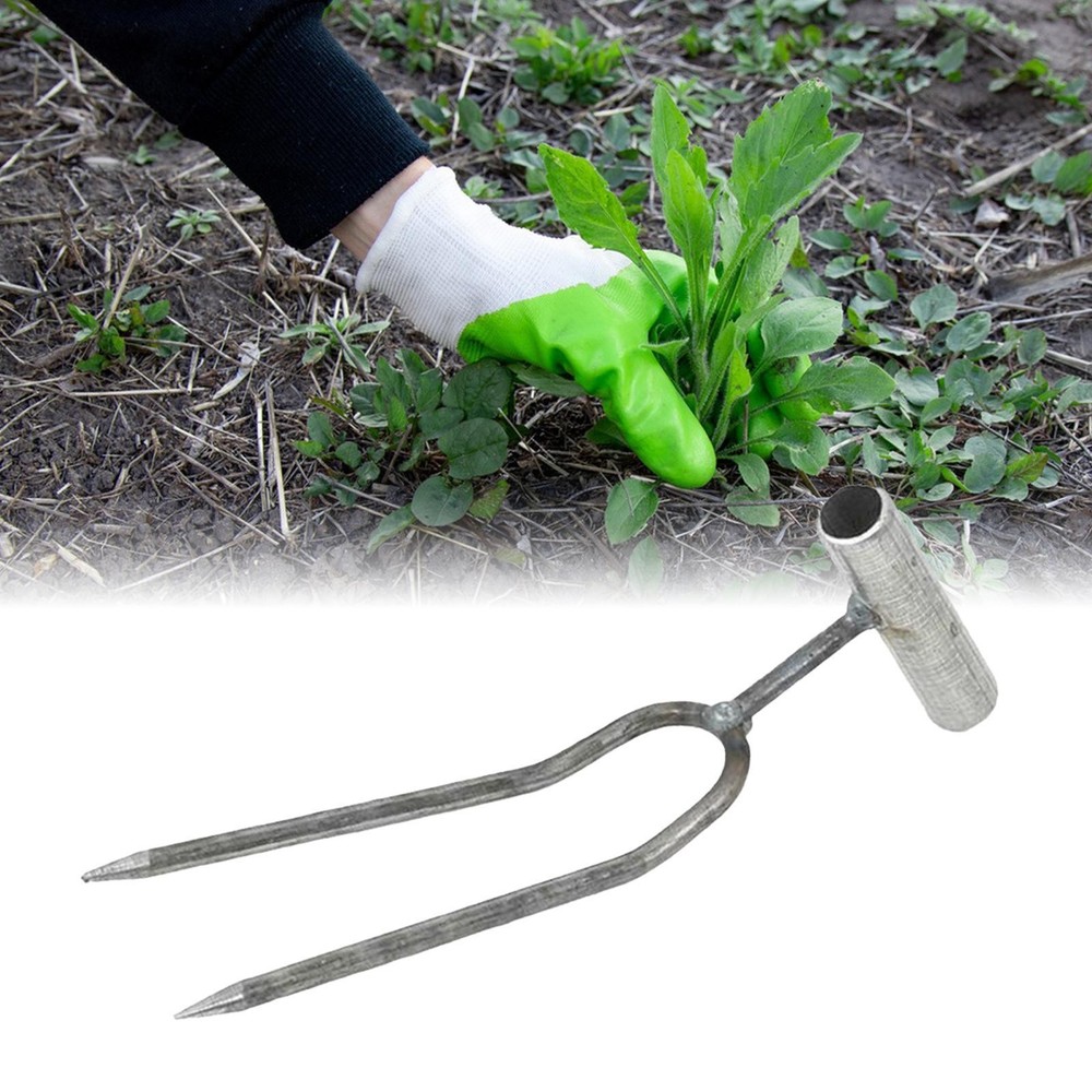 Garden Fork Handheld Portable Cultivator Versatile Digging Soil Loosener for