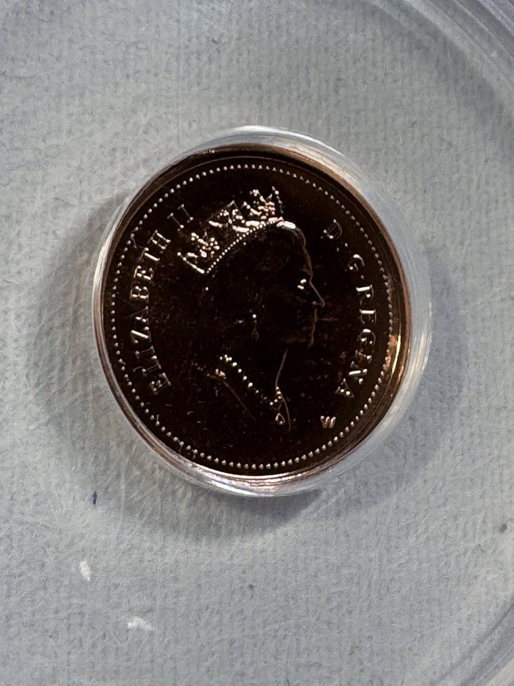 2000-W Canada 1 Cent Graded MS 68 RD by ANACS