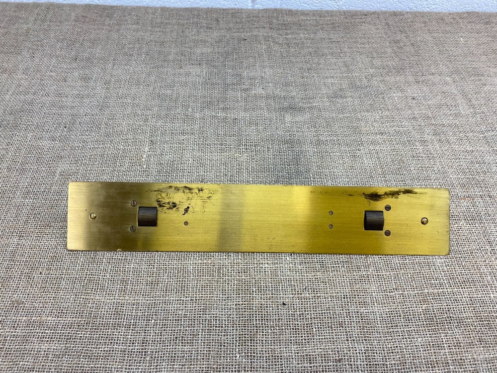 ANTIQUE BRASS J. HALDEN & CO NAUTICAL MARINE NAVIGATION PARALLEL ROLLING RULER