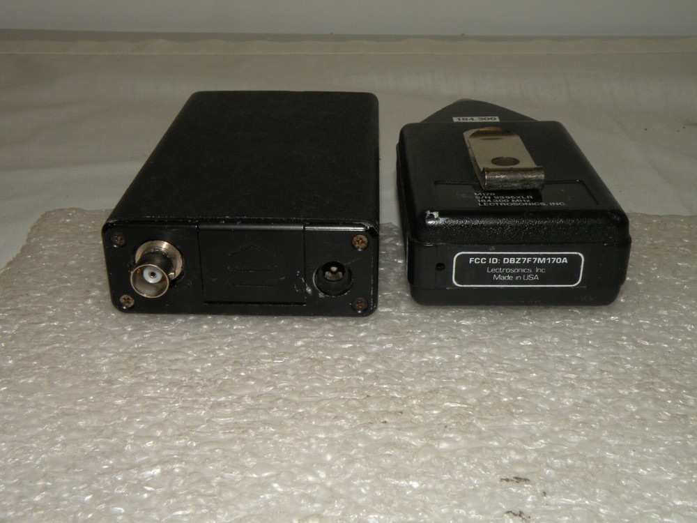 LECTROSONICS CR170 MINI VHF FREEDOMIKE RECEIVER & M170 BELT PACK TRANSMITTER