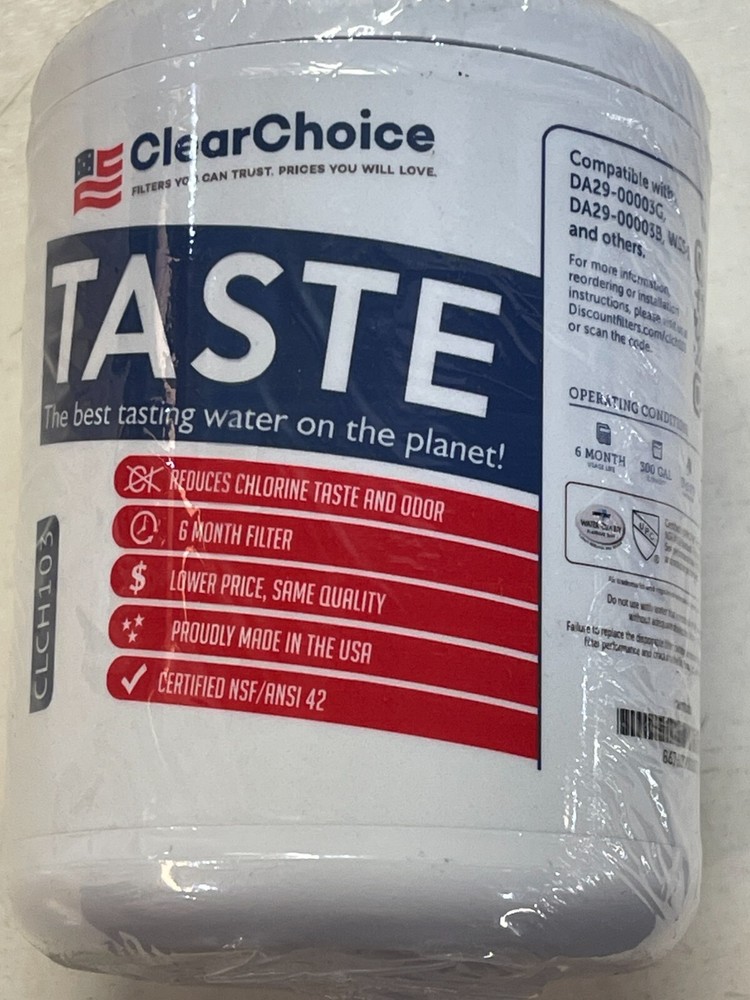 Clear Choice Replacement Filter for Samsung DA29-00003G - NEW