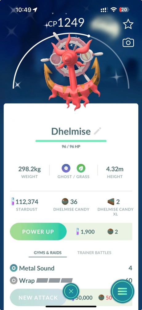 Shiny Dhelmise - MlNl PTCs - Read Description
