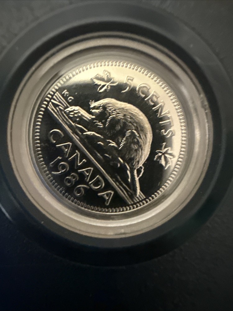 1986 Canadian Coin Set With Coa