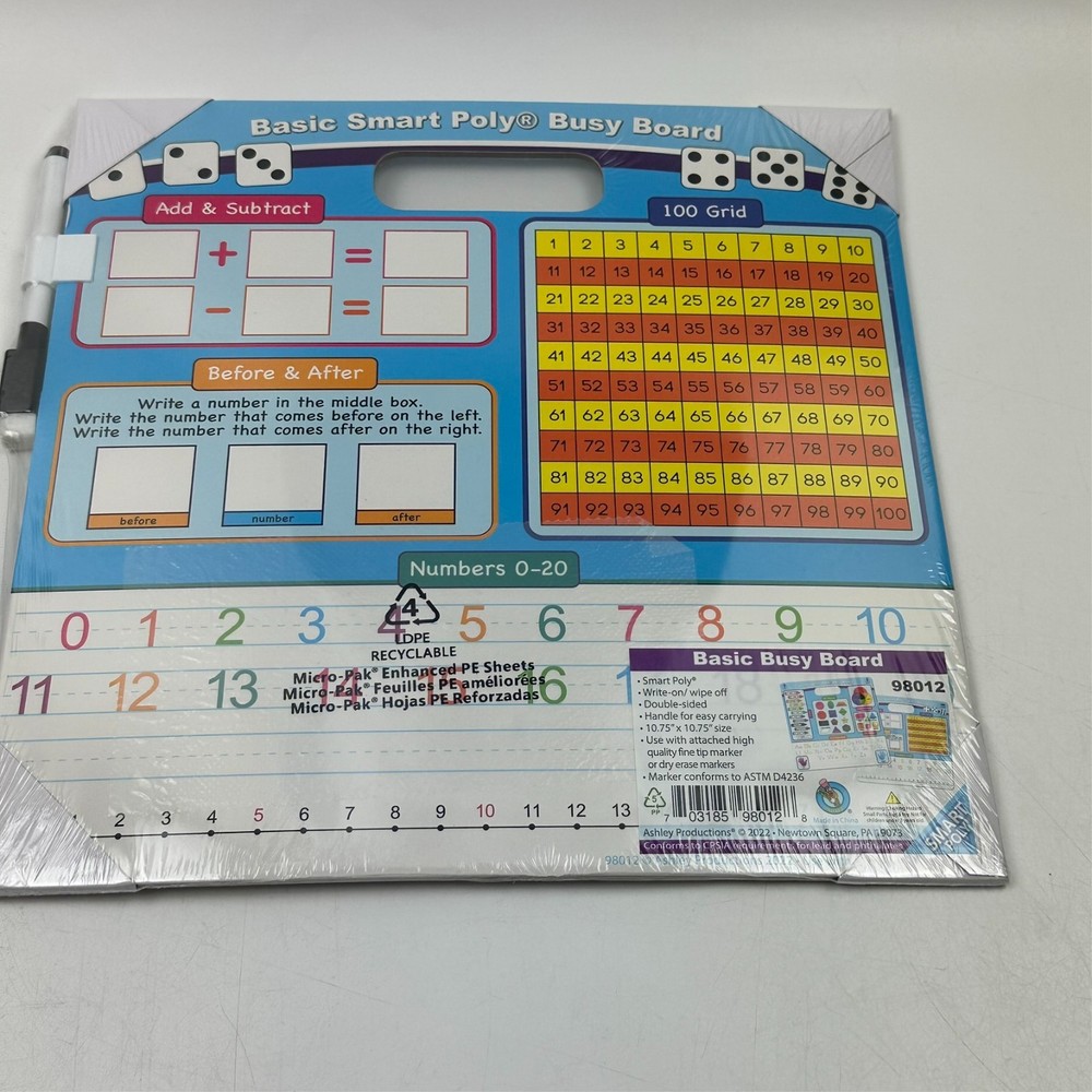 Ashley Educational Basics Smart Poly Board (ash-98012) (ash98012)