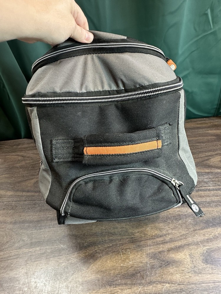 Coleman Rolling Backpack Travel Hiking Bag Telescoping Handle Black/Gray