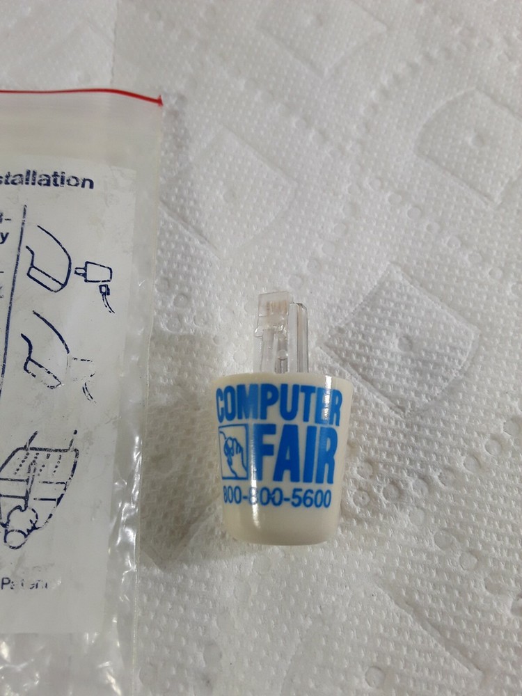 Vintage TWISSTOP Phone Cord Detangler Computer Fair White