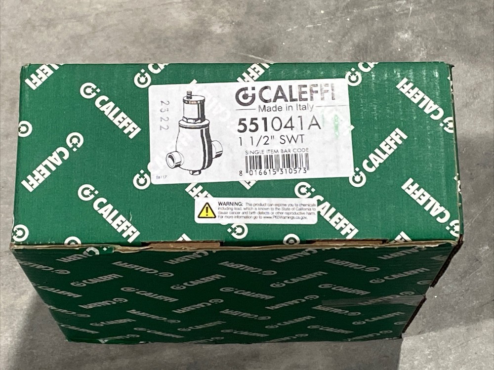 Caleffi 551041A DISCAL Air Separator 1 1/2" Sweat New