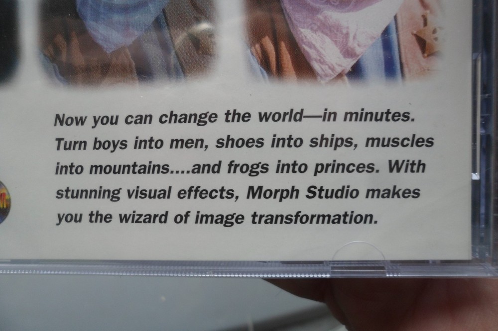 New MORPH STUDIO by SOFTKEY Special Effects CD-ROM - 1995