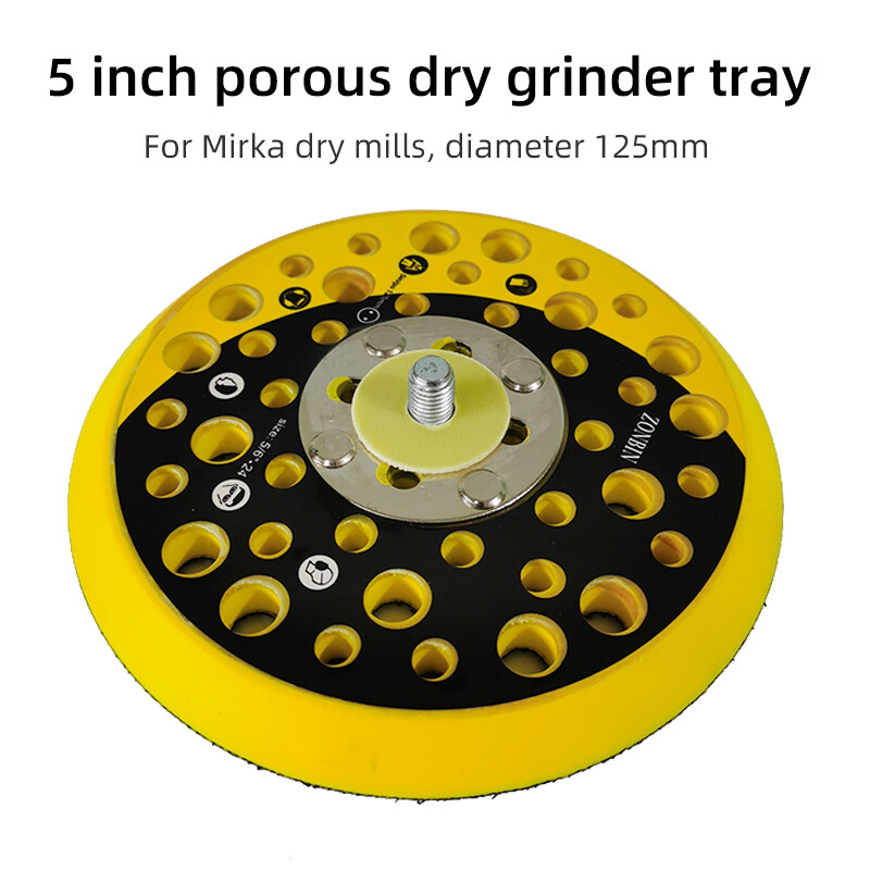 Sanding Pad Backing Pad Cushion Pad for MIRKA Sander 5 In Tray Disc