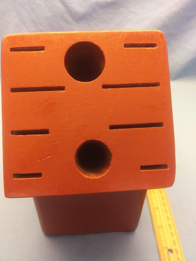 RED Nice Used Cutco Homemaker RED BLOCK ~ C Zoomable Pics