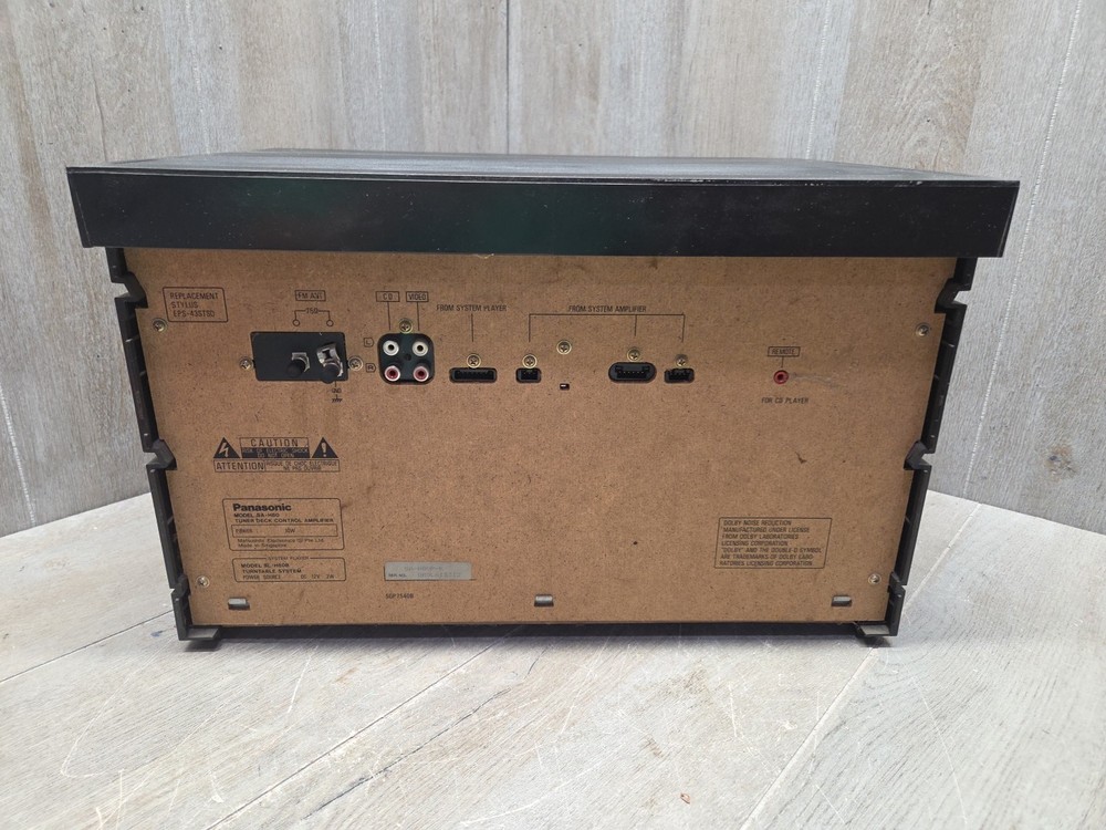 Panasonic SA-H80 Tuner Cassette Control Amplifier. Tested And Works!