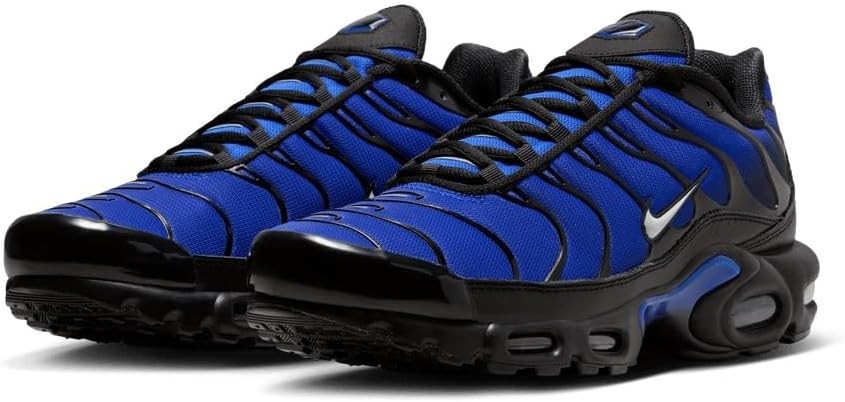 Nike Air Max Plus Premium Black Racer Blue Size 8