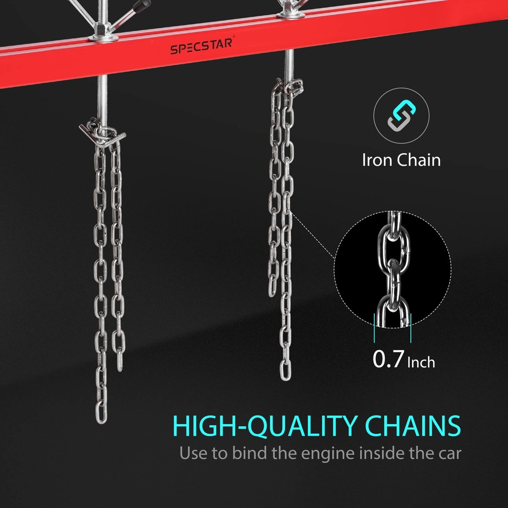 SPECSTAR 1100 Lbs Engine Support Bar Transverse Hoi