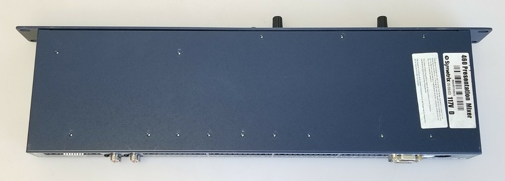 Symetrix 460, Presentation Audio Mixer, 1U Rack Mount