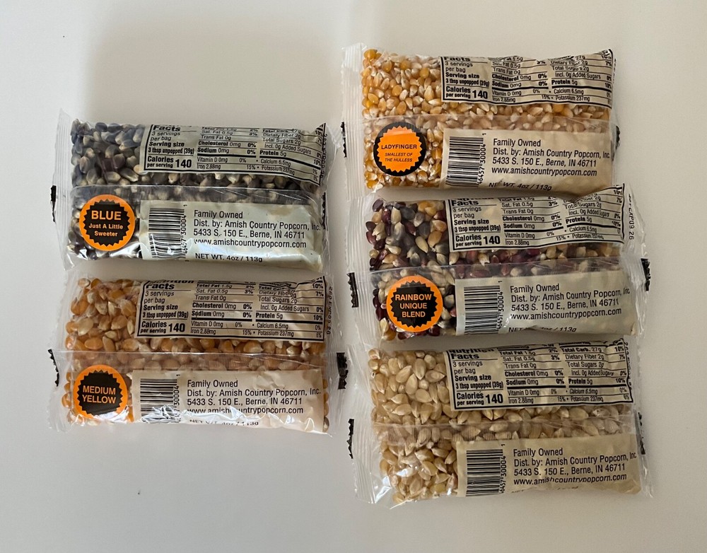 New Ecolution Microwave Popcorn Popper w/ Popcorn Sample Bags