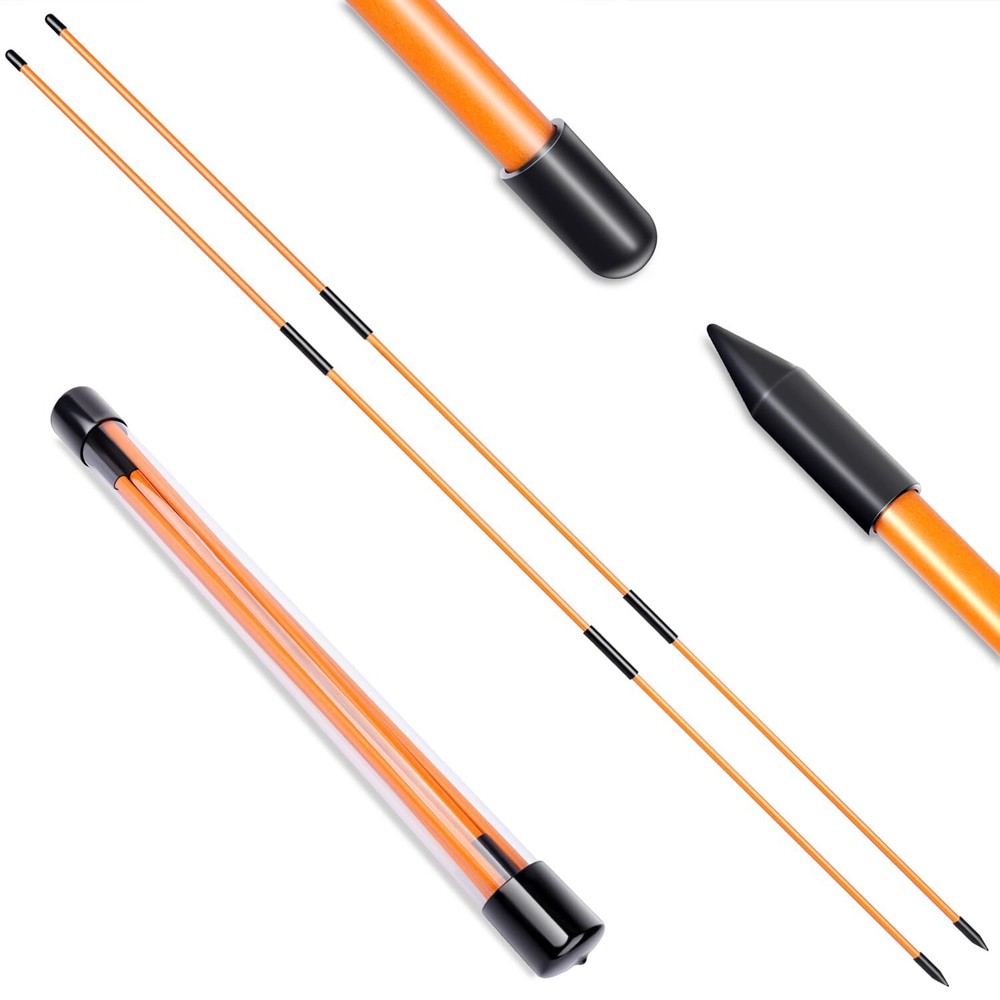 2 Pack 48 Inch Golf Alignment Sticks Swing Training Aid Equipment Practice Rods