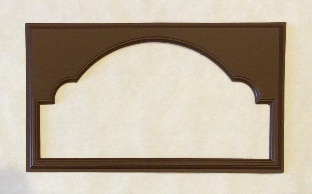 4 Amarr Cathedral Replacement Insert for Short Panel Amarr Garage Door Walnut
