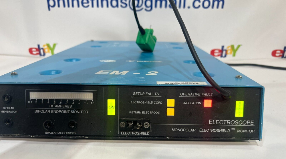 Valleylab EM-2 Electroscope Monopolar Electroshield Monitor