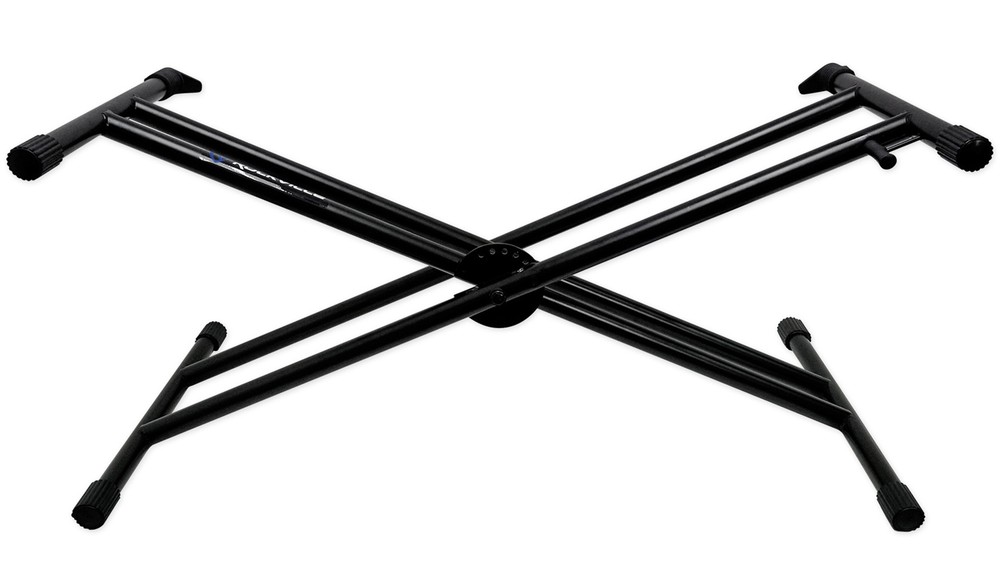 Rockville Double X Braced Keyboard Stand w/ Push Lock For Studiologic SL88