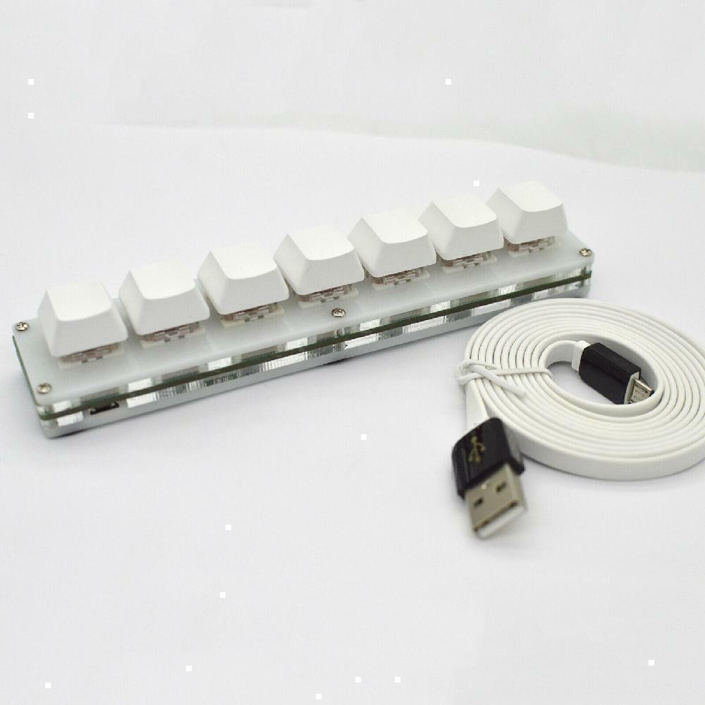 7 Keys HID Standard Keyboard USB Interface Custom Macro Mini Mechanical Keyboard