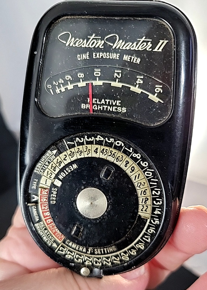 Vintage Weston Master II Cine Exposure Meter Model 736