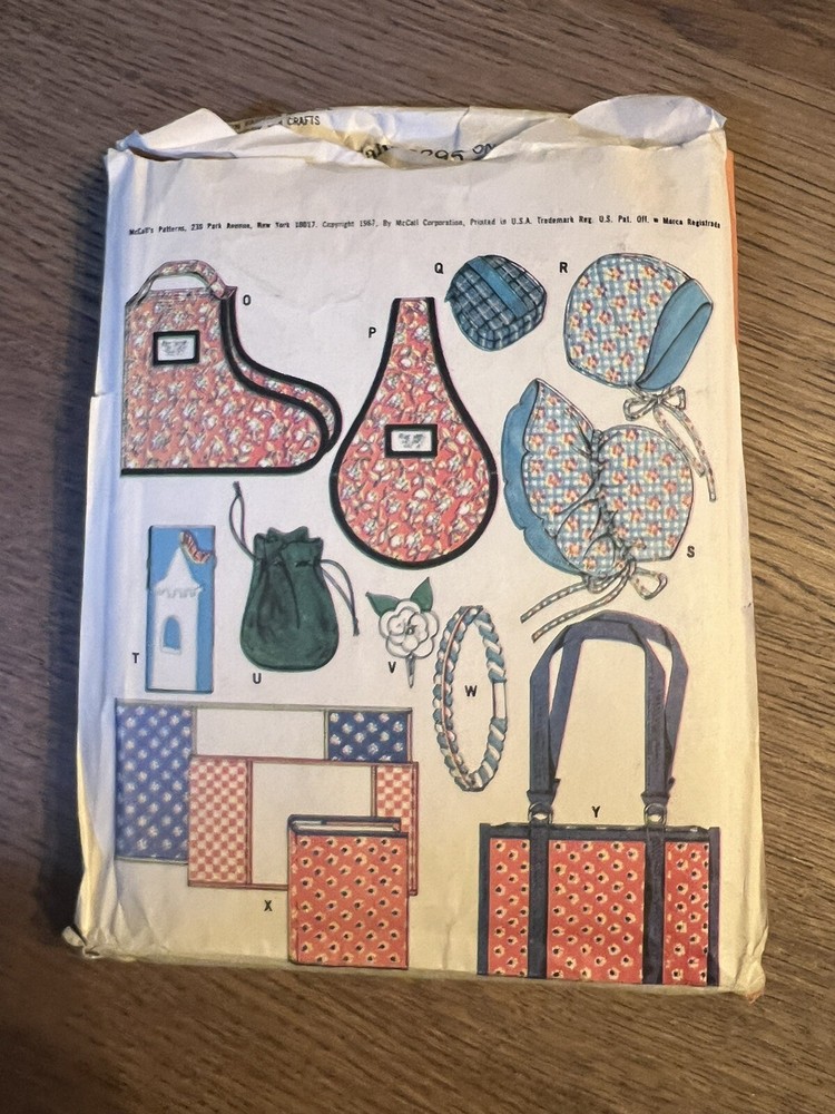 Vintage McCall's Baby Nursery Pattern Package Uncut
