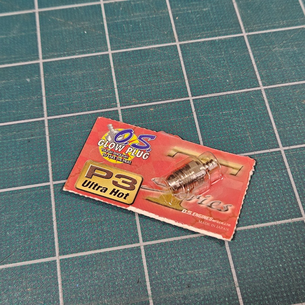 O.S. P3 Ultra Hot Glow Plug For Nitro Engine Turbo Button Head