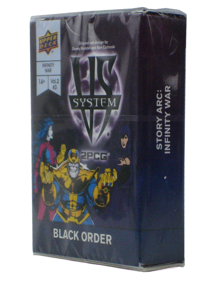 Upper Deck Vs System 2PCG Black Order Infinity War Limited Marvel Sealed New
