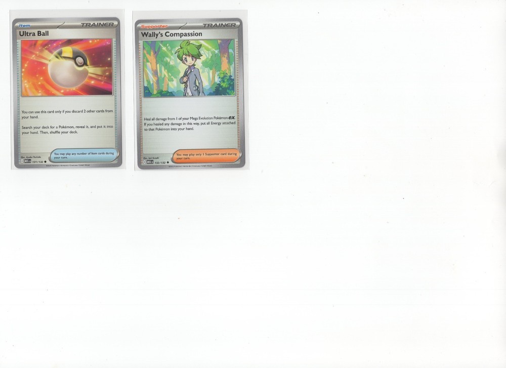 Pokemon ME1 Mega Evolution C/U/R Complete Set 122 Cards