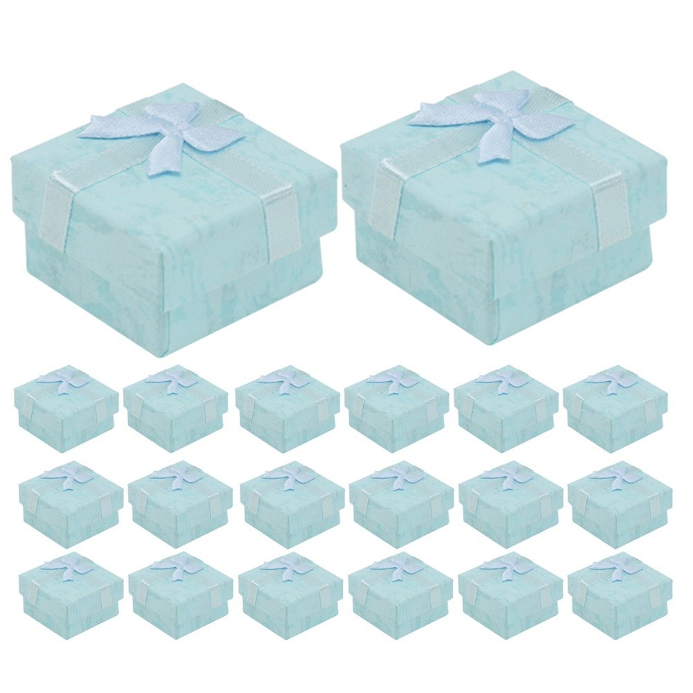 20 Pcs Decorative Packaging Boxes Square for Cardboard