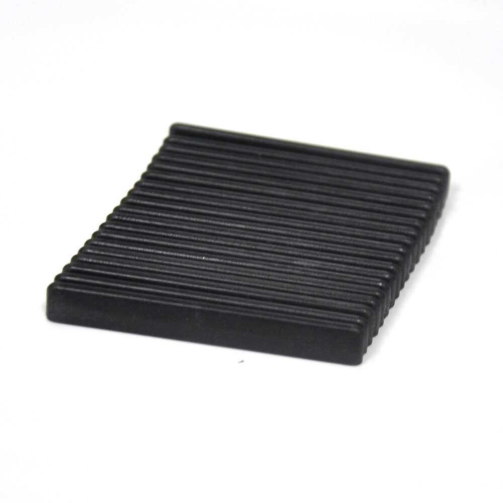 50pcs Black ABS Plastic Ukulele Bridge Saddles 53mm