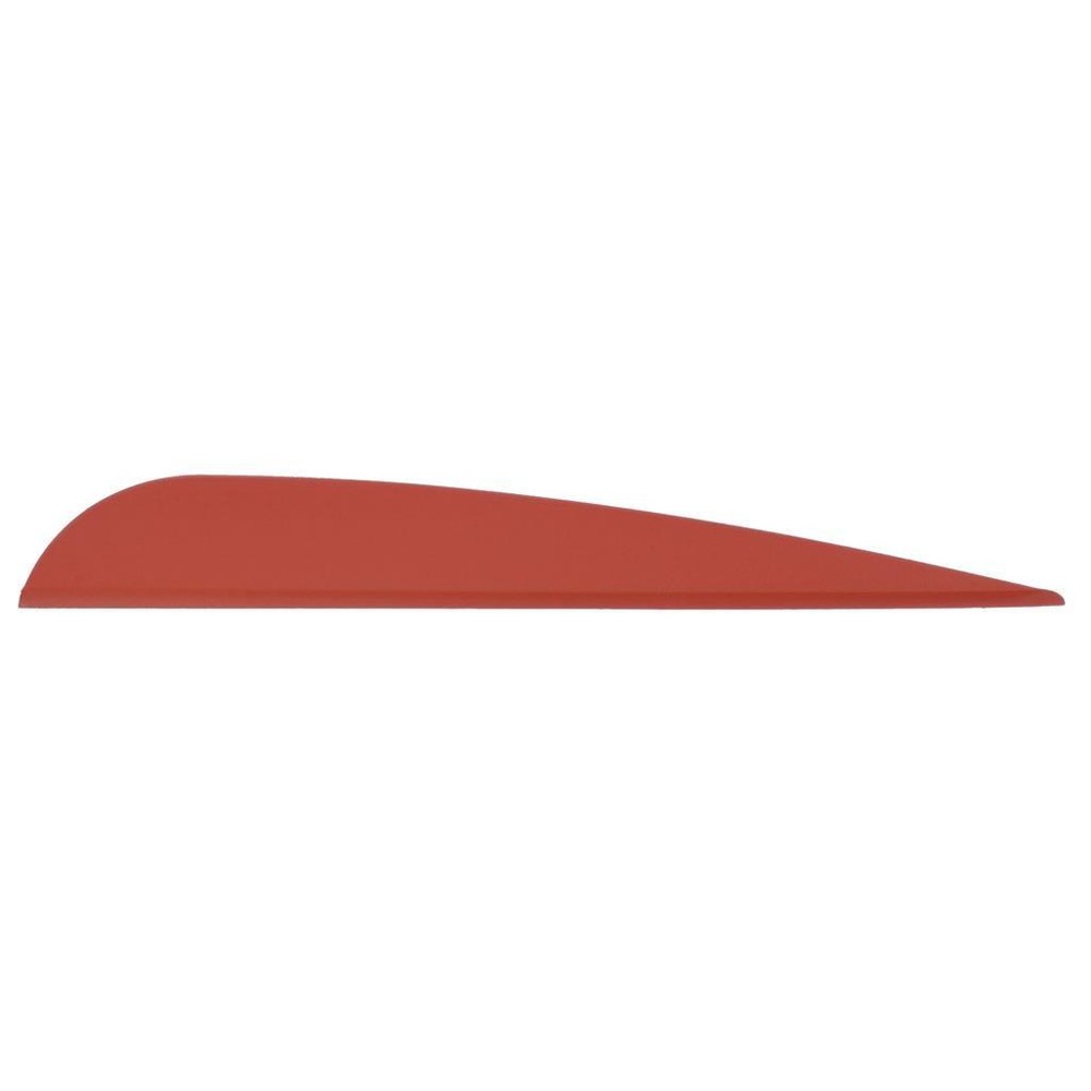 AAE Elite Plastifletch Vanes Red 3.875" 100 Pack