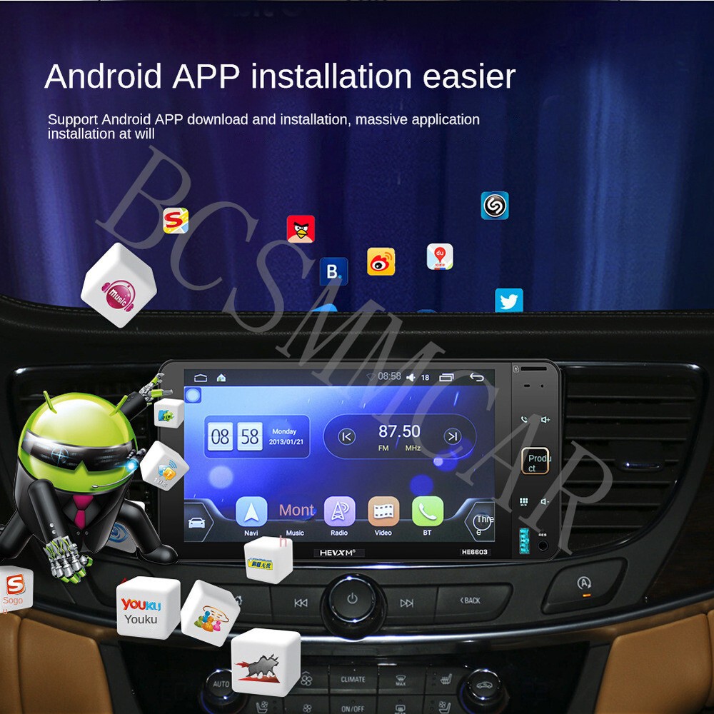 7 inch Car Radio touch screen Android 11 MP5 Player Multimedia Player WIFI