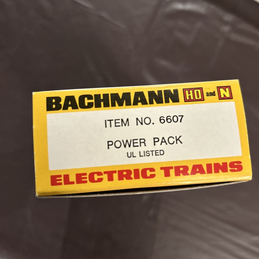 BACHMANN Model 6605 HO & N Scale Power Pack UL Listed NOS