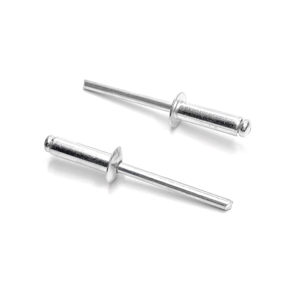 ISPINNER 100pcs 3/16" x 5/8" Aluminum Blind Rivets, 4.8 x 16mm Pop Rivets, Pa...