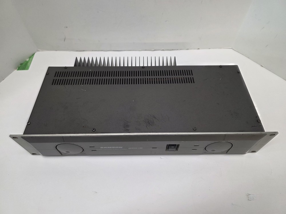 Samson Servo-150 Studio Amplifier 75 Watt Stereo Power, Tested & Working READ