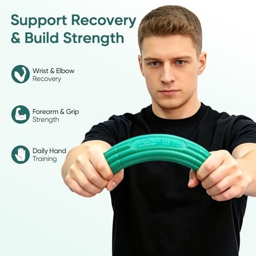 Flex Therapy Bars and Therapy Putty Set, Hand Therapy and Grip Strength