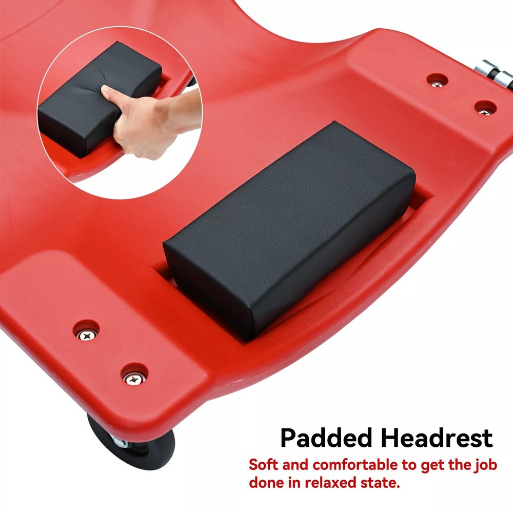 40" Inch Rolling Garage Creeper Cart Capacity 330 Lbs Under Car Tool.