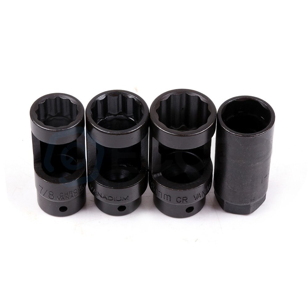 10Pcs Oxygen Sensor Socket Set Sensor Oil Pressure Sending Unit Removal Kit