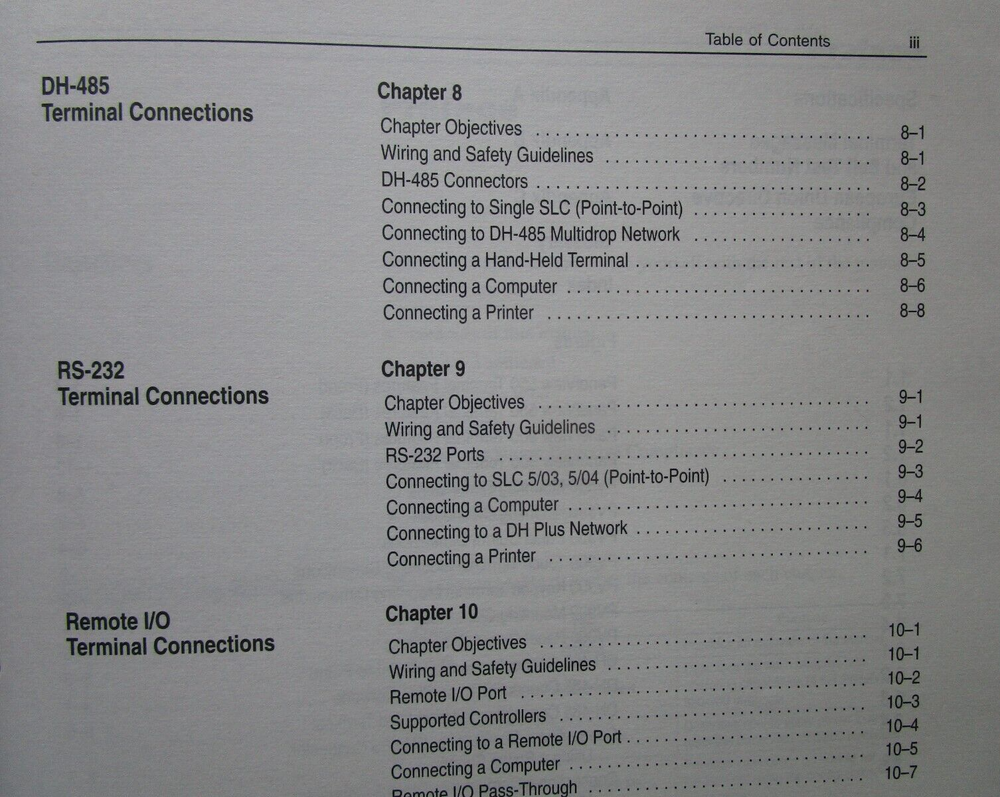 Allen Bradley PanelView 550/900 Operator Terminals User Manual 1996