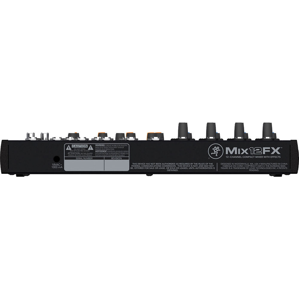 Mackie Mix12FX 12-Channel Compact Mixer with Effects RCA inputs / outputs